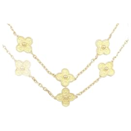 Van Cleef & Arpels-Van Cleef & Arpels Vintage Alhambra 20 Motif Necklace-Other