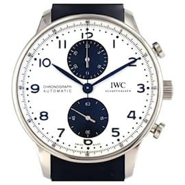 IWC-IWC Portuguese Chronograph IW371620 Stainless Steel Wristwatch-Other