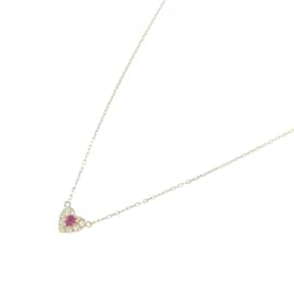 Autre Marque-AHKAH Point Heart Pavé Necklace-Other