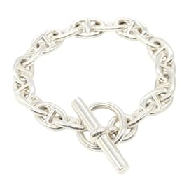 Hermès-Bracelet Charm Chaine d'Ancre MM Hermes-Argenté