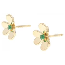 Van Cleef & Arpels-Van Cleef & Arpels Frivole Mini Earrings-Golden