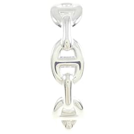 Hermès-Hermes Silver 925 Clip Earring-Silvery
