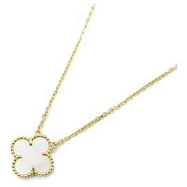 Van Cleef & Arpels-Van Cleef & Arpels Alhambra Mother of Pearl Necklace-White