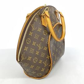 Louis Vuitton-Sac à main Louis Vuitton Monogram Ellipse MM-Marron