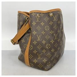 Louis Vuitton-Sac à épaule Petit Noé Monogram Louis Vuitton-Marron