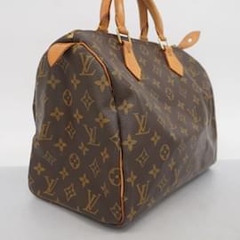 Louis Vuitton-Sac à main Louis Vuitton Monogram Speedy 30-Marron