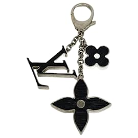 Louis Vuitton-Porte-clés Louis Vuitton Epi Bijoux Sac Fleur deux-Noir,Argenté