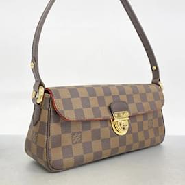 Louis Vuitton-Sac à épaule Louis Vuitton Damier Ravello PM-Damier ebène