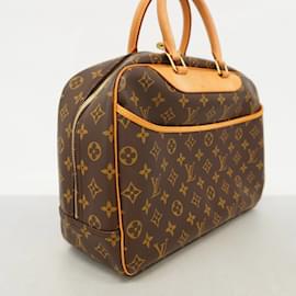 Louis Vuitton-Sac à main Deauville Monogram Louis Vuitton-Marron