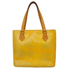 Louis Vuitton-Sac tote Louis Vuitton Vernis Houston M91053-Gris