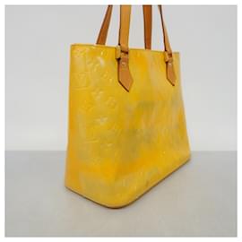 Louis Vuitton-Sac tote Louis Vuitton Vernis Houston M91053-Gris