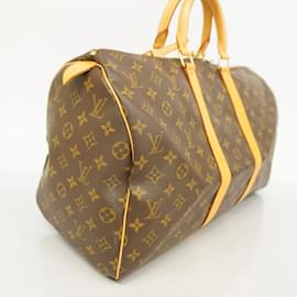 Louis Vuitton-Sac Boston Keepall 45 Monogram Louis Vuitton-Marron