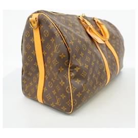 Louis Vuitton-Sac Boston Monogram Keepall Bandoulière 55 de Louis Vuitton-Marron