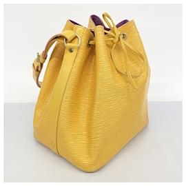Louis Vuitton-Sac à épaule Petit Noé Epi Louis Vuitton-Jaune