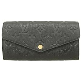 Louis Vuitton-Louis Vuitton Long Wallet Monogram Empreinte-Black