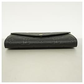Louis Vuitton-Portefeuille Long Louis Vuitton Monogram Empreinte-Noir
