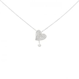 Autre Marque-Vendome Aoyama Heart Diamond Necklace-Golden