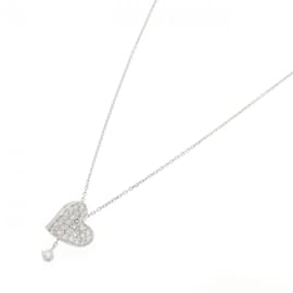 Autre Marque-Vendome Aoyama Heart Diamond Necklace-Golden