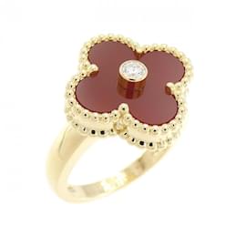 Van Cleef & Arpels-Van Cleef & Arpels Vintage Alhambra Ring-Golden