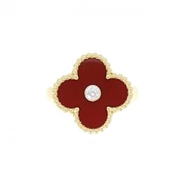 Van Cleef & Arpels-Van Cleef & Arpels Vintage Alhambra Ring-Golden