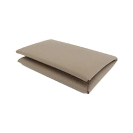 Hermès-Hermes Calvi Business Card Holder-Taupe