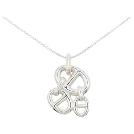 Hermès-Collier en argent 925 Hermes-Argenté