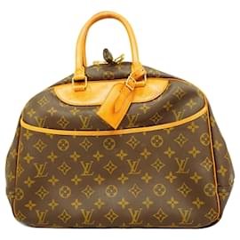 Louis Vuitton-Sac à main Deauville Monogram Louis Vuitton-Marron