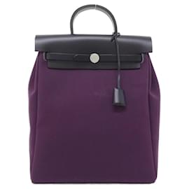 Hermès-Hermes Airbag Zip A De Backpack-Blue