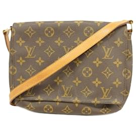 Louis Vuitton-Sac à épaule Musette Tango Monogram Louis Vuitton-Marron