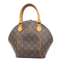 Louis Vuitton-Sac à main Louis Vuitton Monogram Ellipse PM-Marron
