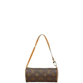 Louis Vuitton-Pochette attachée Papillon Monogram Louis Vuitton-Marron