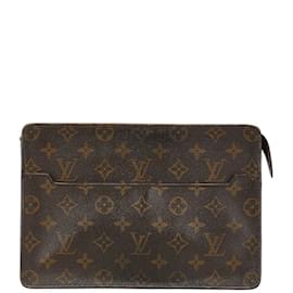 Louis Vuitton-Pochette Homme Monogram Louis Vuitton-Marron