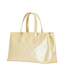Louis Vuitton-Sac à main Louis Vuitton Monogram Vernis Wilshire PM-Beige,Corail