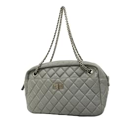 Chanel-Chanel Shoulder Bag 2.55 Matelasse Chain-Brown