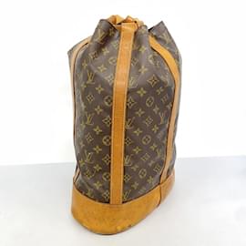 Louis Vuitton-Sac à épaule Randonne GM Monogram Louis Vuitton-Marron