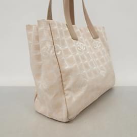 Chanel-Sac fourre-tout en nylon beige Chanel-Beige