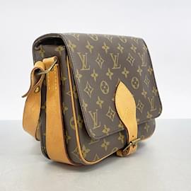 Louis Vuitton-Sac à épaule Cartesier MM Monogram Louis Vuitton-Marron