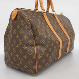 Louis Vuitton-Louis Vuitton Monogram Keepall 45 Boston Bag-Brown