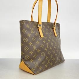 Louis Vuitton-Sac cabas Piano Monogram Louis Vuitton-Marron