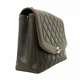 Chanel-Chanel Shoulder Bag Diana Chain in Black Lambskin-Black