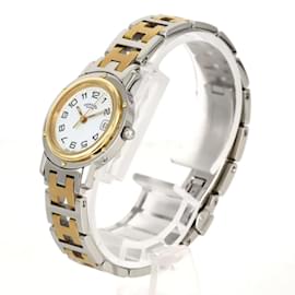 Hermès-Hermes Clipper Combi Quartz Wristwatch-Other