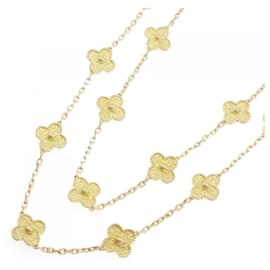 Van Cleef & Arpels-Van Cleef & Arpels Vintage Alhambra 20 Motif Necklace-Other
