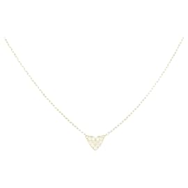 Autre Marque-AHKAH Heart Pavé Necklace 0.06CT-Other