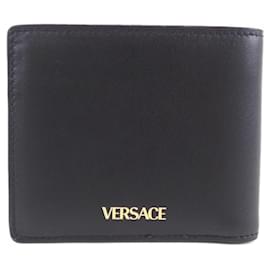 Versace-Versace Bi-Fold Wallet-Black