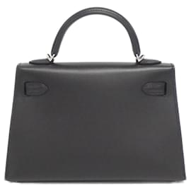 Hermès-Hermes CHEVAL DE BOIS Mini Kelly 2 Handbag-Black