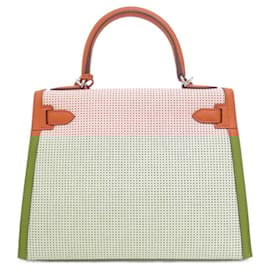 Hermès-Hermes Kelly 28cm Handbag-Cream