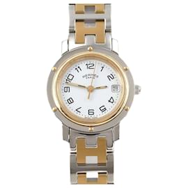 Hermès-Hermes Clipper Combi CL4.220 SSxGP Quartz Watch-Other