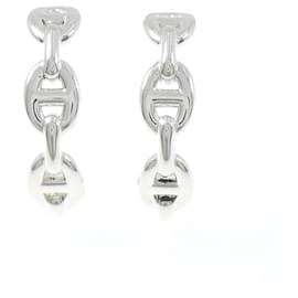 Hermès-Hermes 925 Silver Stud Earrings-Other