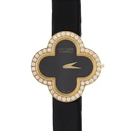 Van Cleef & Arpels-Van Cleef & Arpels Alhambra Yellow Gold Quartz Watch-Other