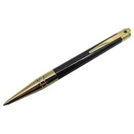 St Dupont-NINE LOT ST DUPONT D-INITIAL 260205/265201 FOUNTAIN PEN + LACQUER BALLPOINT PEN-Black